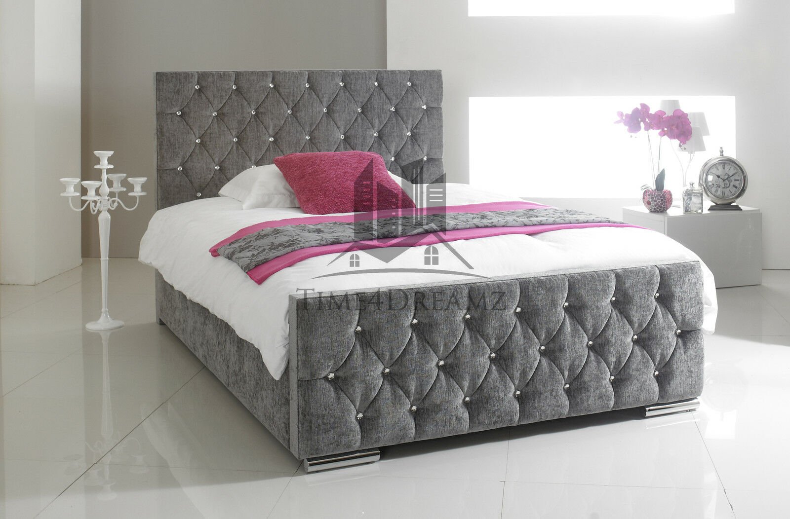 Premium divan bed in a bright bedroom